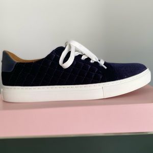 Kate Spade velvet sneakers